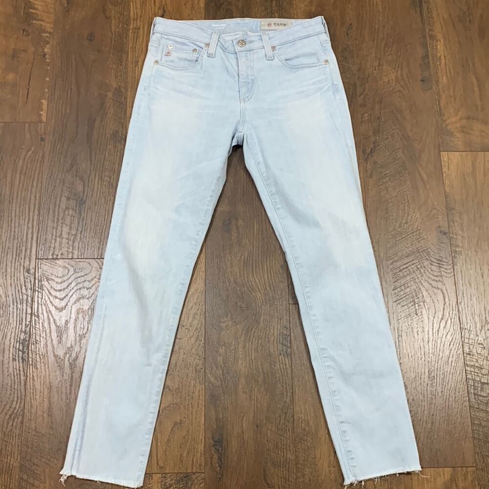 AG Adriano Goldschmied AG-ED Denim Prima Crop Cigarette Crop Light Wash Jeans